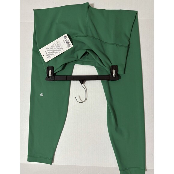 New NWT Lululemon Leggings 14 HR 28 Womens Raceway Green Wunder Train Pretty - Picture 1 of 1